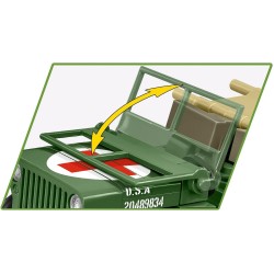 Cobi 2295 - Medical Jeep Willys MB 1:35